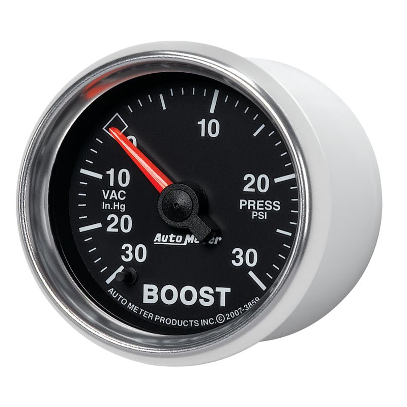 AutoMeter - Autometer GS 30inhg-30PSI Digital Vac/Boost Gauge - Demon Performance