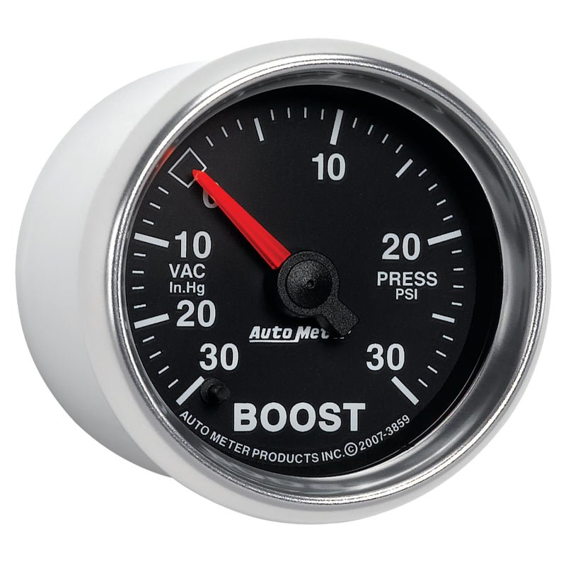 AutoMeter - Autometer GS 30inhg-30PSI Digital Vac/Boost Gauge - Demon Performance