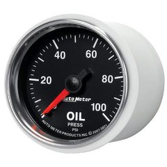 AutoMeter - Autometer GS 52mm 0-100 PSI Mechanical Oil Pressure Gauge - Demon Performance