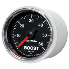 AutoMeter - Autometer GS 52mm 0-60 psi Mechanical Boost Gauge - Demon Performance