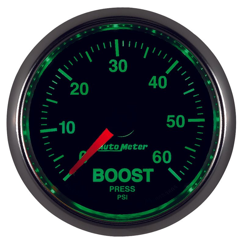 AutoMeter - Autometer GS 52mm 0-60 psi Mechanical Boost Gauge - Demon Performance