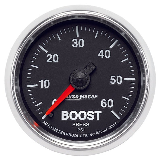AutoMeter - Autometer GS 52mm 0-60 psi Mechanical Boost Gauge - Demon Performance