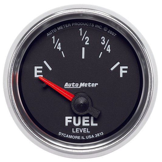 AutoMeter - Autometer GS 52mm 0-90 ohms Short Sweep Electronic Fuel Level GM Gauge - Demon Performance