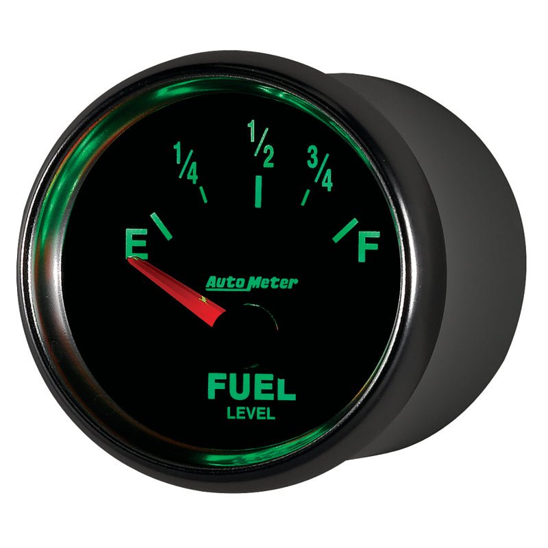 AutoMeter - Autometer GS 52mm 0-90 ohms Short Sweep Electronic Fuel Level GM Gauge - Demon Performance