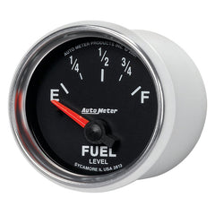 AutoMeter - Autometer GS 52mm 0-90 ohms Short Sweep Electronic Fuel Level GM Gauge - Demon Performance