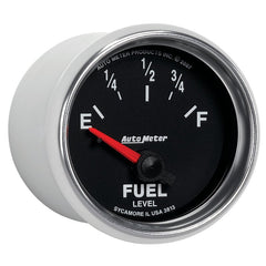 AutoMeter - Autometer GS 52mm 0-90 ohms Short Sweep Electronic Fuel Level GM Gauge - Demon Performance