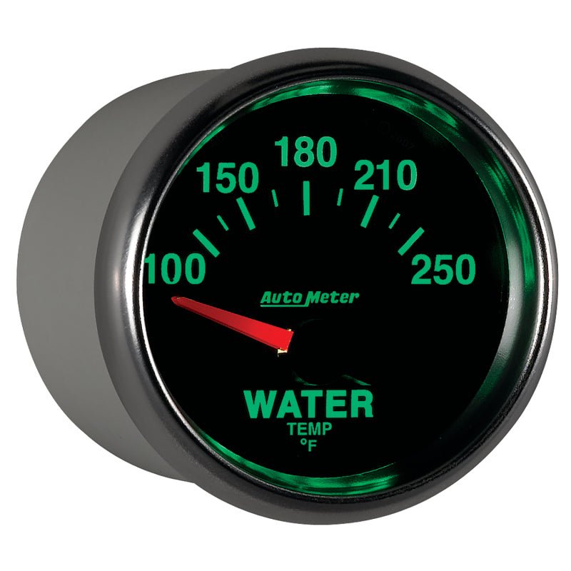 AutoMeter - Autometer GS 52mm 100-250 Deg F Short Sweep Electronic Water Temperature Gauge - Demon Performance