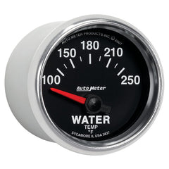 AutoMeter - Autometer GS 52mm 100-250 Deg F Short Sweep Electronic Water Temperature Gauge - Demon Performance