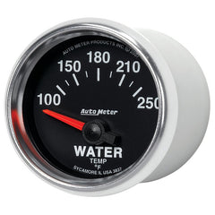 AutoMeter - Autometer GS 52mm 100-250 Deg F Short Sweep Electronic Water Temperature Gauge - Demon Performance