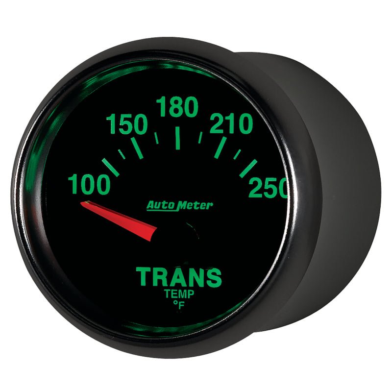 AutoMeter - Autometer GS 52mm 100-250 Degree F Short Sweep Electronic Transmission Temperature Gauge - Demon Performance