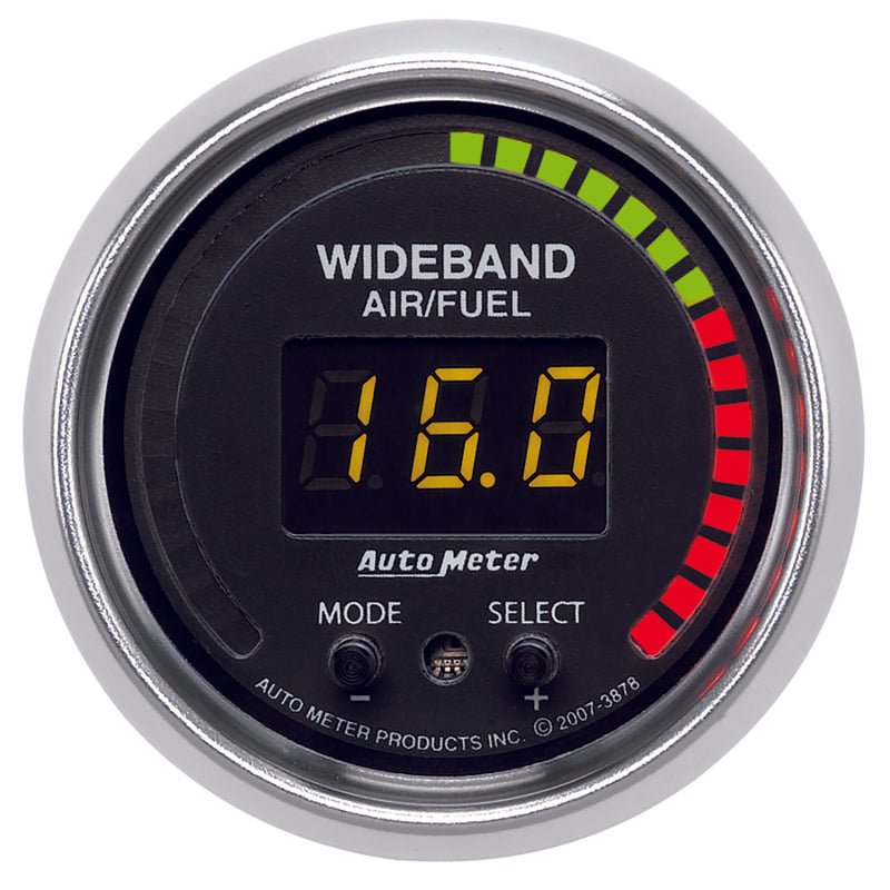 AutoMeter - Autometer GS 52mm AFR or LAMBDA Digital Wideband Air/Fuel Ratio PRO Wideband A/F Kit - Demon Performance