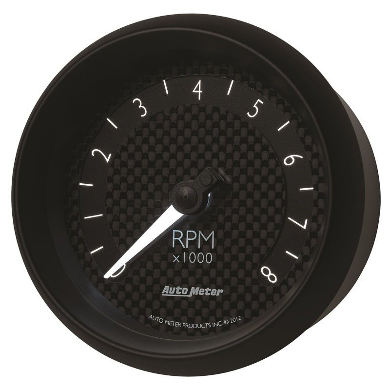 AutoMeter - Autometer GT Series 3-3/8in In Dash 8K RPM Tachometer - Demon Performance