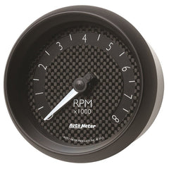 AutoMeter - Autometer GT Series 3-3/8in In Dash 8K RPM Tachometer - Demon Performance