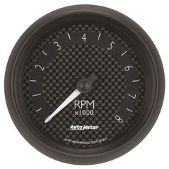 AutoMeter - Autometer GT Series 3-3/8in In Dash 8K RPM Tachometer - Demon Performance