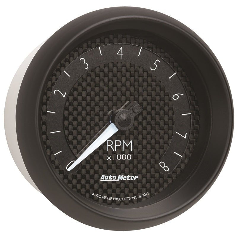 AutoMeter - Autometer GT Series 3-3/8in In Dash 8K RPM Tachometer - Demon Performance