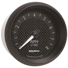 AutoMeter - Autometer GT Series 3-3/8in In Dash 8K RPM Tachometer - Demon Performance
