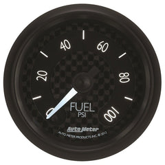 AutoMeter - Autometer GT Series 52mm Full Sweep Electronic 0-100 PSI Fuel Pressure Gauge - Demon Performance