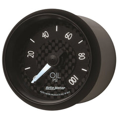 AutoMeter - Autometer GT Series 52mm Full Sweep Electronic 0-100 PSI Oil Pressure Gauge - Demon Performance