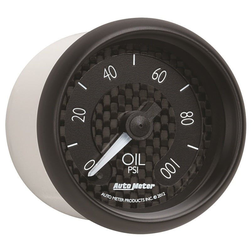 AutoMeter - Autometer GT Series 52mm Full Sweep Electronic 0-100 PSI Oil Pressure Gauge - Demon Performance