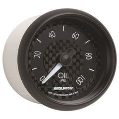 AutoMeter - Autometer GT Series 52mm Full Sweep Electronic 0-100 PSI Oil Pressure Gauge - Demon Performance