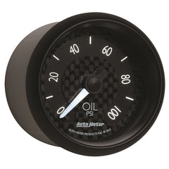 AutoMeter - Autometer GT Series 52mm Full Sweep Electronic 0-100 PSI Oil Pressure Gauge - Demon Performance