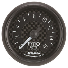 AutoMeter - Autometer GT Series 52mm Full Sweep Electronic 0-1600 Deg F EGT/Pyrometer Gauge - Demon Performance