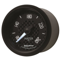 AutoMeter - Autometer GT Series 52mm Full Sweep Electronic 100-260 Deg F Water Temperature Gauge - Demon Performance