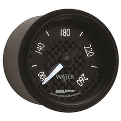 AutoMeter - Autometer GT Series 52mm Full Sweep Electronic 100-260 Deg F Water Temperature Gauge - Demon Performance