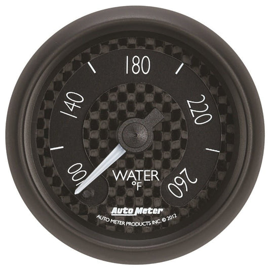 AutoMeter - Autometer GT Series 52mm Full Sweep Electronic 100-260 Deg F Water Temperature Gauge - Demon Performance
