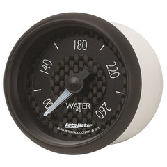 AutoMeter - Autometer GT Series 52mm Full Sweep Electronic 100-260 Deg F Water Temperature Gauge - Demon Performance