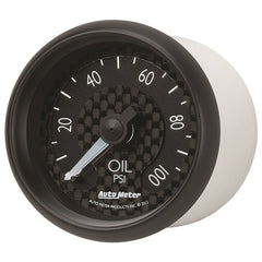 AutoMeter - Autometer GT Series 52mm Mechanical 0-100 psi Oil Pressure Gauge - Demon Performance