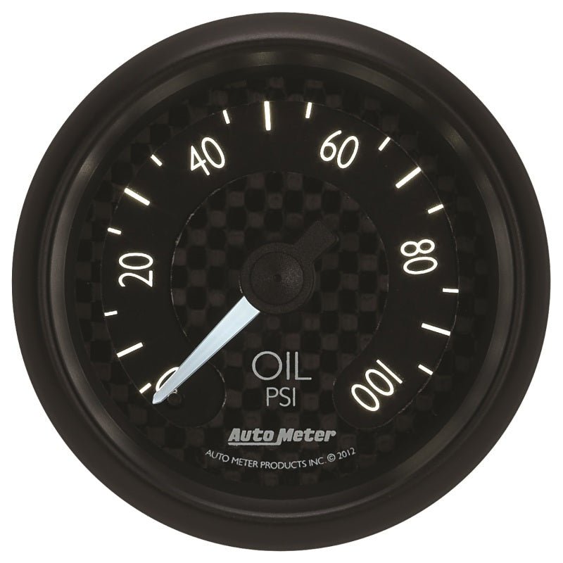 AutoMeter - Autometer GT Series 52mm Mechanical 0-100 psi Oil Pressure Gauge - Demon Performance