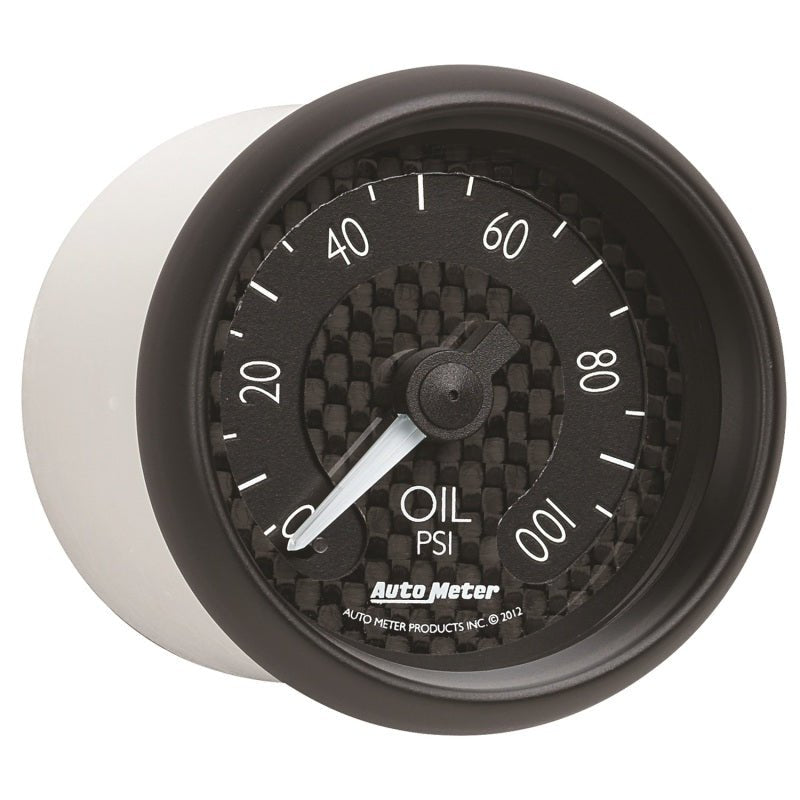 AutoMeter - Autometer GT Series 52mm Mechanical 0-100 psi Oil Pressure Gauge - Demon Performance
