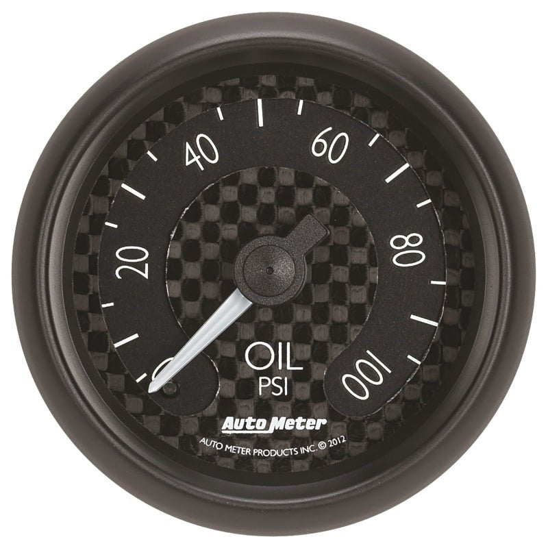AutoMeter - Autometer GT Series 52mm Mechanical 0-100 psi Oil Pressure Gauge - Demon Performance