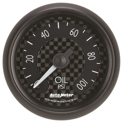 AutoMeter - Autometer GT Series 52mm Mechanical 0-100 psi Oil Pressure Gauge - Demon Performance
