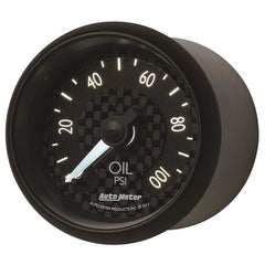 AutoMeter - Autometer GT Series 52mm Mechanical 0-100 psi Oil Pressure Gauge - Demon Performance