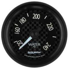 AutoMeter - Autometer GT Series 52mm Mechanical 120-240 Deg F Water Temperature Gauge - Demon Performance