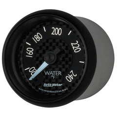 AutoMeter - Autometer GT Series 52mm Mechanical 120-240 Deg F Water Temperature Gauge - Demon Performance