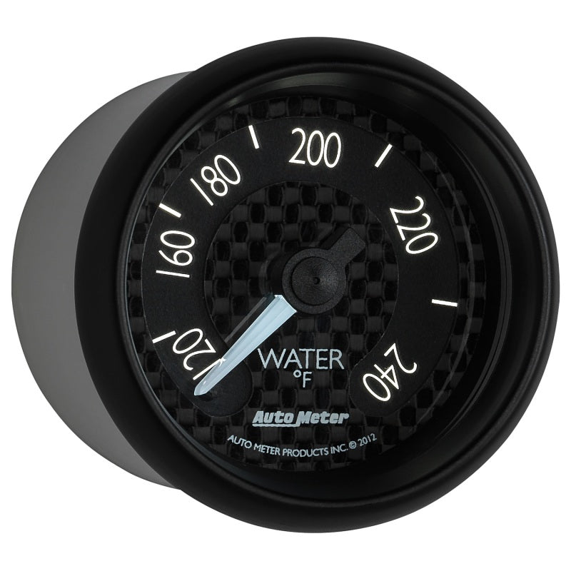 AutoMeter - Autometer GT Series 52mm Mechanical 120-240 Deg F Water Temperature Gauge - Demon Performance