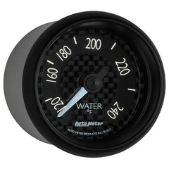 AutoMeter - Autometer GT Series 52mm Mechanical 120-240 Deg F Water Temperature Gauge - Demon Performance