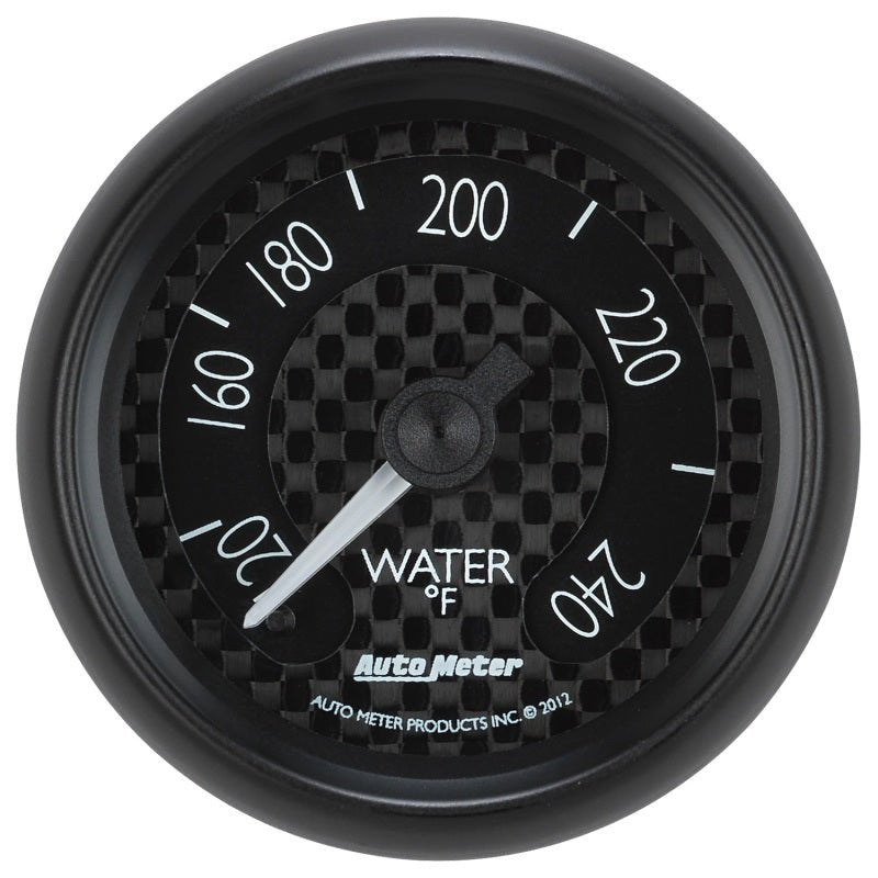 AutoMeter - Autometer GT Series 52mm Mechanical 120-240 Deg F Water Temperature Gauge - Demon Performance