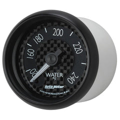 AutoMeter - Autometer GT Series 52mm Mechanical 120-240 Deg F Water Temperature Gauge - Demon Performance
