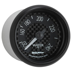 AutoMeter - Autometer GT Series 52mm Mechanical 120-240 Deg F Water Temperature Gauge - Demon Performance