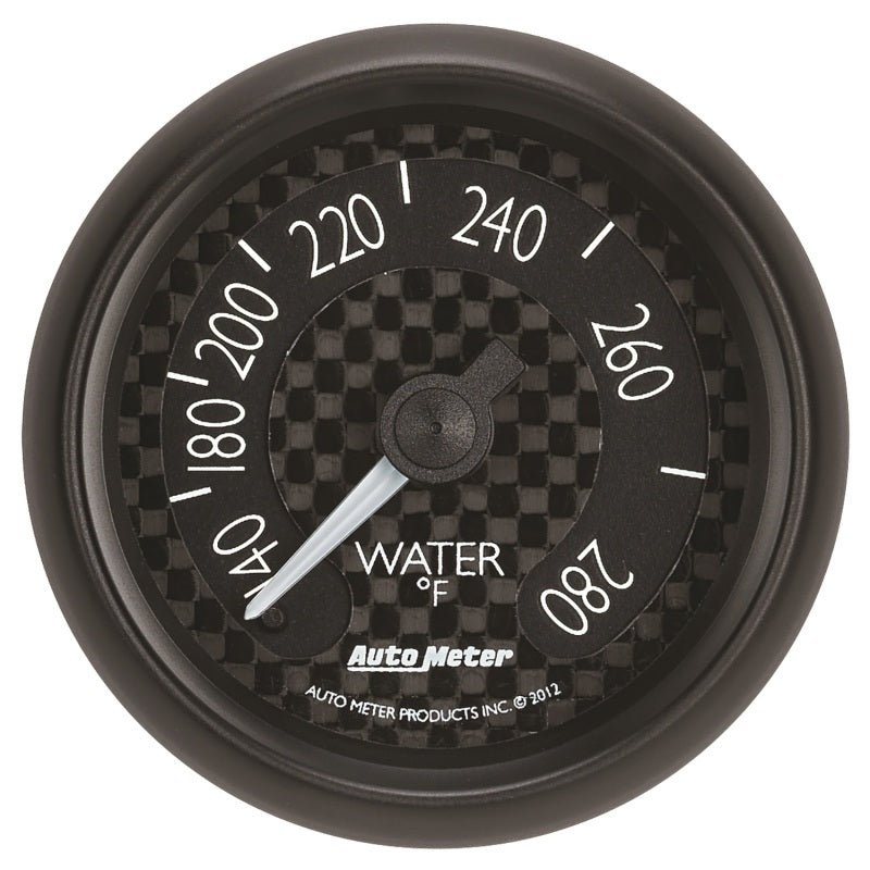 AutoMeter - Autometer GT Series 52mm Mechanical 140-280 Deg F Water Temperature Gauge - Demon Performance