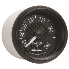 AutoMeter - Autometer GT Series 52mm Mechanical 140-280 Deg F Water Temperature Gauge - Demon Performance