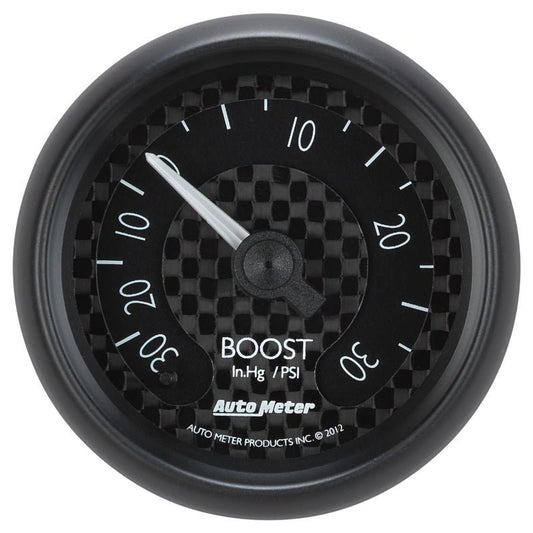 AutoMeter - Autometer GT Series 52mm Mechanical 30 In Hg/30 psi Vacuum/Boost Gauge - Demon Performance