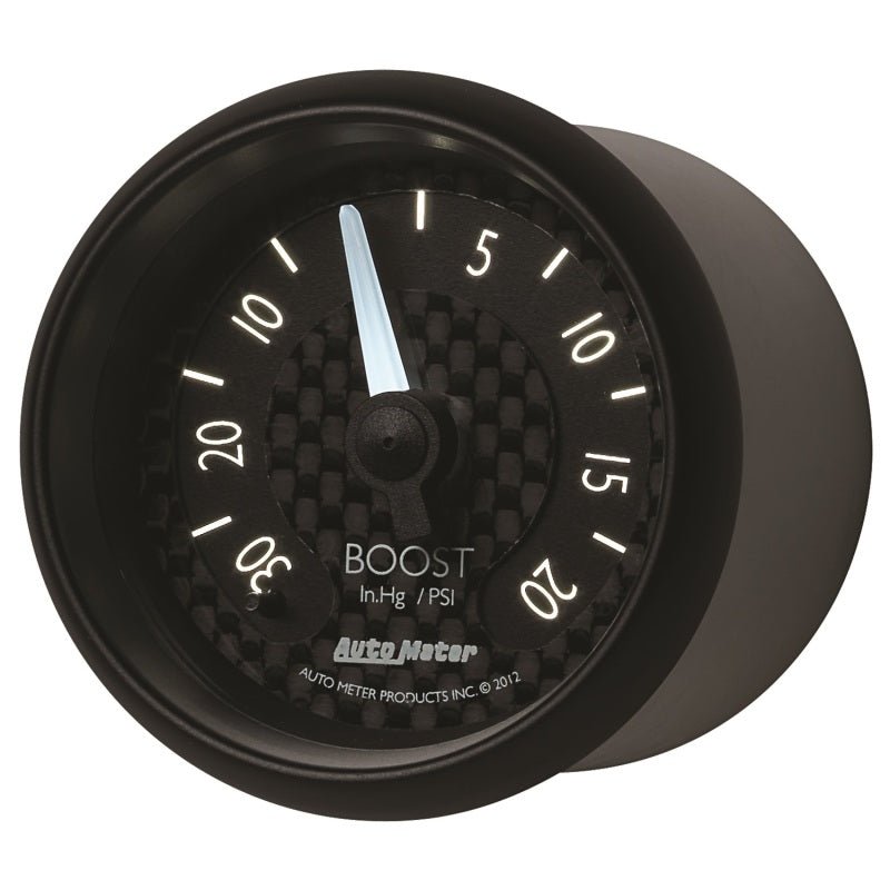 AutoMeter - Autometer GT Series 52mm Mechanicl 30 In Hg/20 psi Vacuum/Boost Gauge - Demon Performance