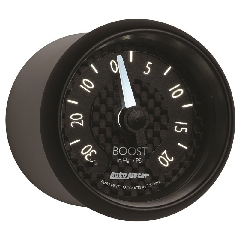 AutoMeter - Autometer GT Series 52mm Mechanicl 30 In Hg/20 psi Vacuum/Boost Gauge - Demon Performance