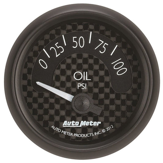AutoMeter - Autometer GT Series 52mm Short Sweep Electronic 0-100 psi Oil Pressure - Demon Performance