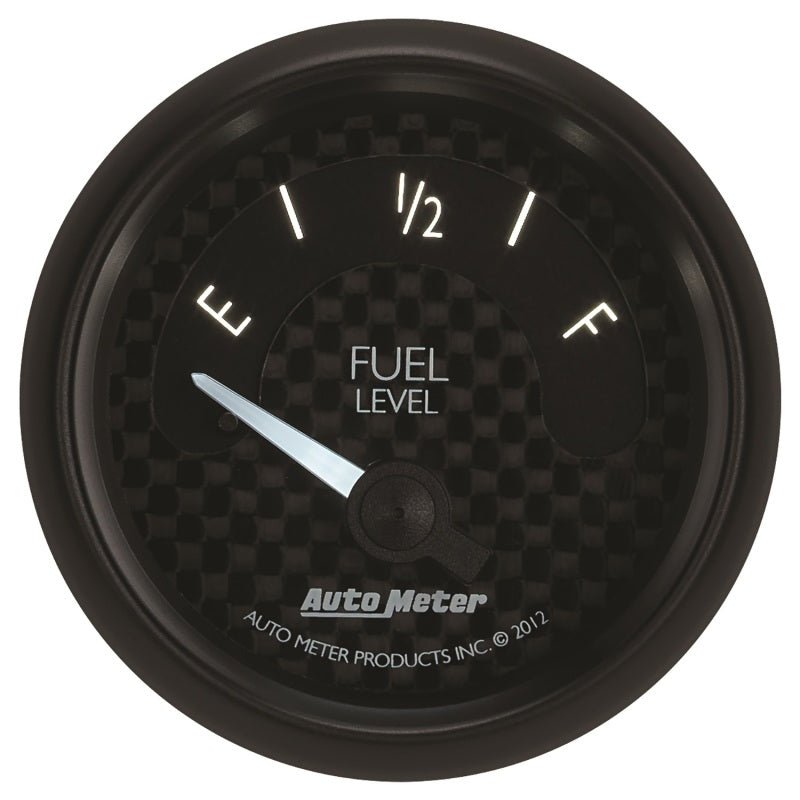 AutoMeter - Autometer GT Series 52mm Short Sweep Electronic 0-90 ohms Fuel Level (For most 65-97 GM) - Demon Performance
